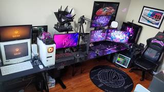 My Old Desktop Setup With Yamaha Home Theater // The technoboy