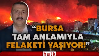 Gökyüzünden Kül Yağiyor Bursada Orman Yangını Yerleşim Bölgesine Geldi... Türkoğlu Olay Yerinde