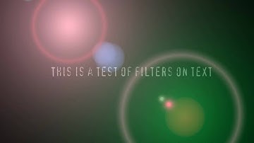 Corel Video Studio Pro X2, A Demonstration Showing The Use Of  Filters With Text