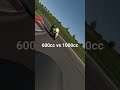 600cc vs 1000cc #motorcycle #oschersleben