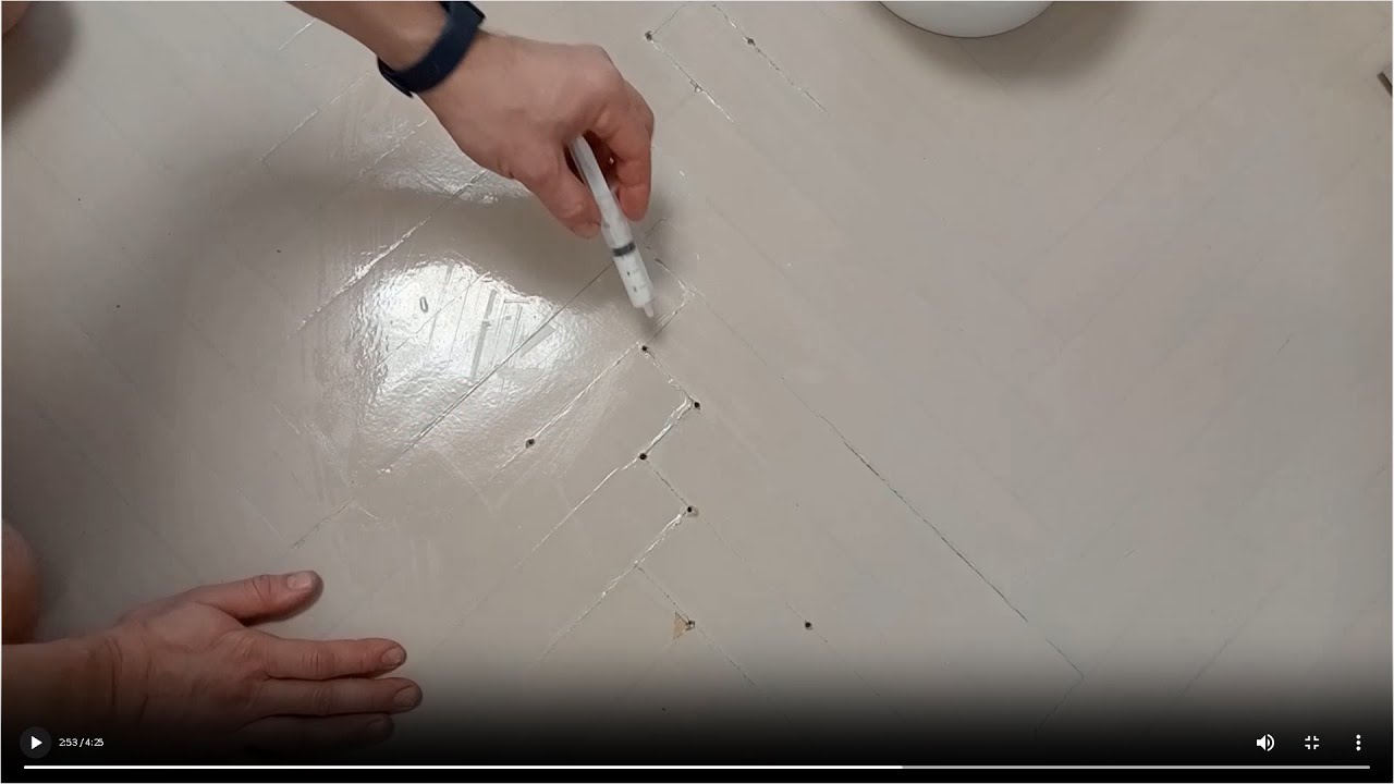 восстановить старый паркет клеем ПВА