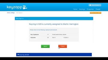 Simple key sign in process for keyzapp