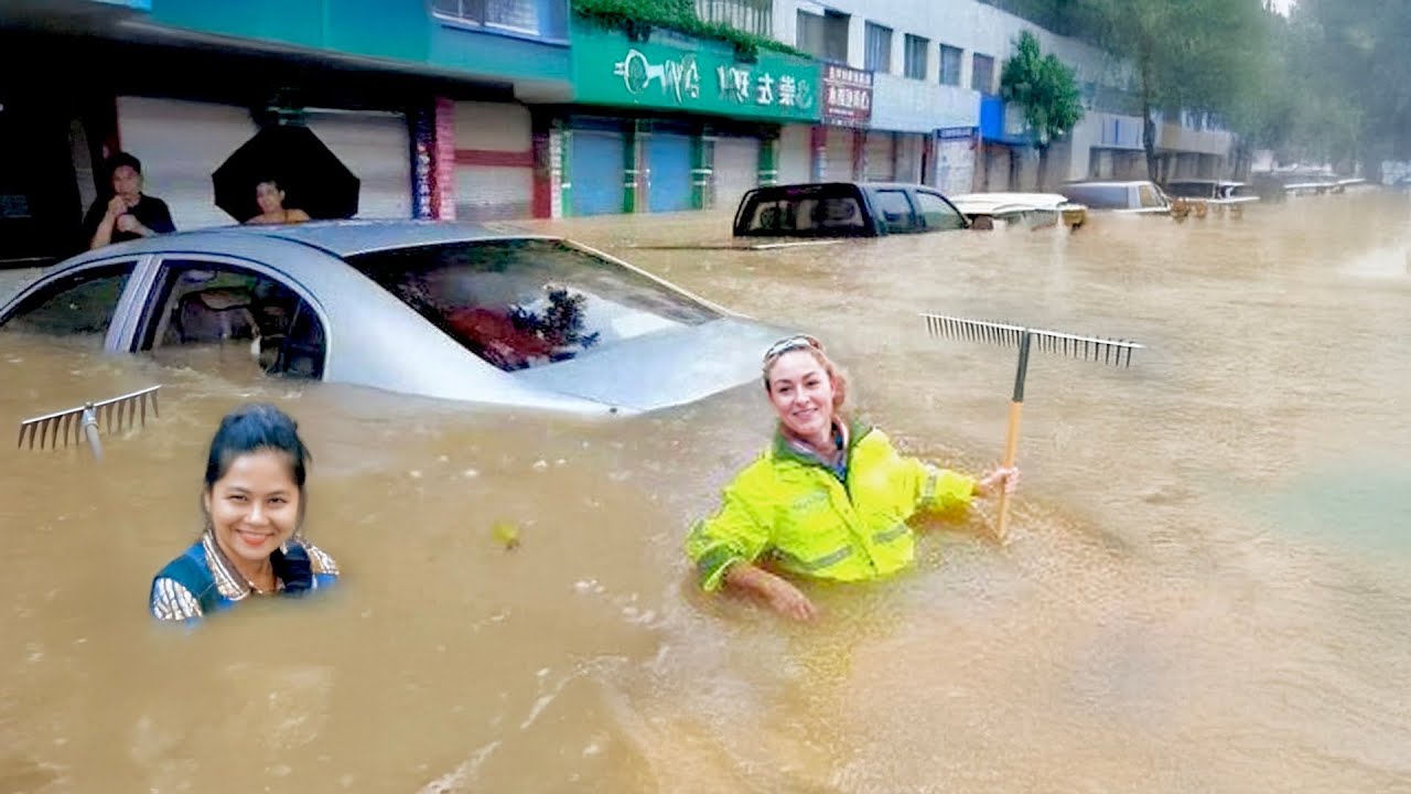 Storm Drain Rescue Unclogging Streets to Stop Flooding! - YouTube