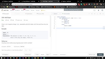 LeetCode 258: Add digits in Python