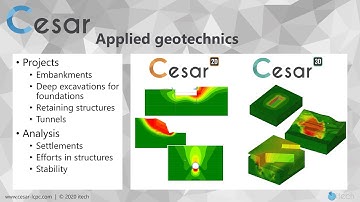 CESAR v2021 - Introduction webinar 23/07/2020 - 2D & 3D Geotechnical applications