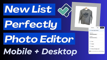 New List Perfectly Photo Editor Demo (Mobile + Desktop)