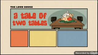 A Tale Of Two Tables The Loud House Le Cards