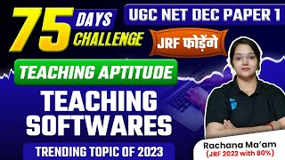 UGC NET Dec 2023 | UGC NET Paper 1 Teaching Aptitude | Teaching Softwares | Rachana Mam JRFAdda screenshot 1