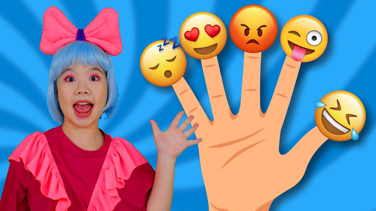 Finger Family Emoji Song  Kids Funny Songs