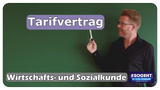 Tarifvertrag - WiSo-Prüfung - einfach und anschaulich erklärt