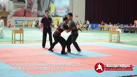 Chen Xu Push-Hands in Weifang 2016