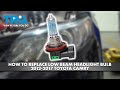 How to replace Low Beam Headlight Bulb 2012-2017 Toyota Camry