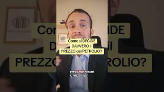 3 concetti per capire il prezzo del petrolio #finanzapersonale #petrolio