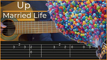 Up - Married Life (Simple Guitar Tab)