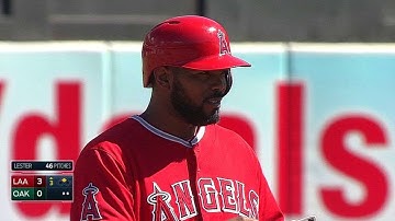 LAA@OAK: Kendrick drives in two on a double to right