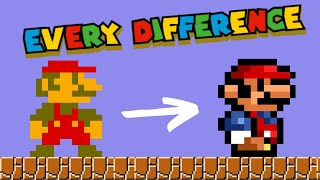 Every Difference between Super Mario Bros. and Super Mario All-Stars