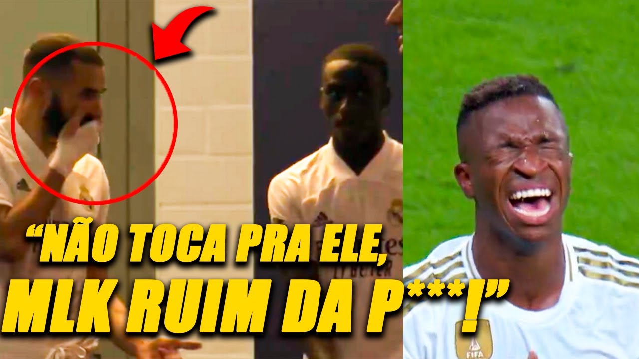 BENZEMA PERDEU A LINHA COM VINICIUS JUNIOR