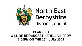Planning Committee from the 26th July 2022