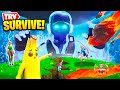 I made my subscribers survive disasters in fortnite