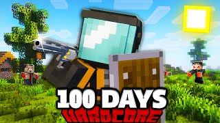 I Survived 100 Days in a EXTREME RADIOACTIVE Zombie Apocalypse in Minecraft Hardcore! | nuclear war