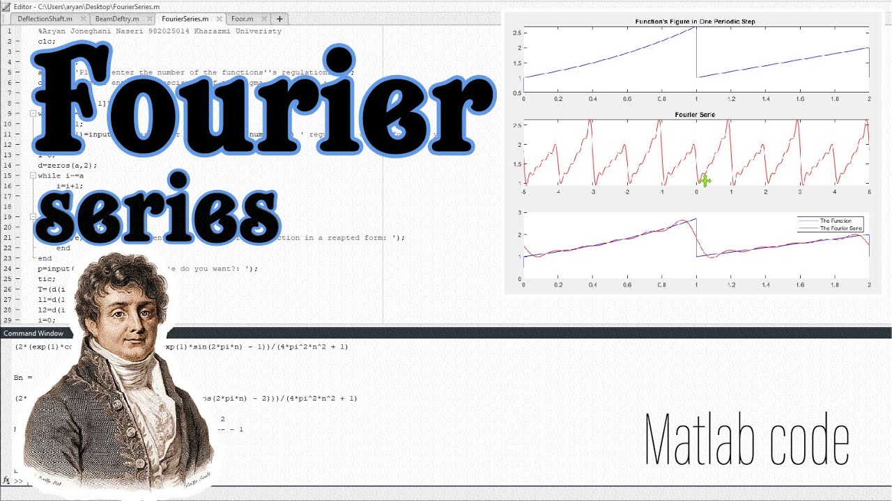 Fourier series’ coefficients in Matlab - YouTube