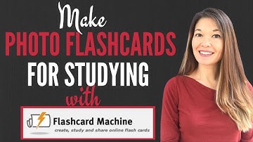 Make Photo Flashcards for Studying with Flashcard Machine