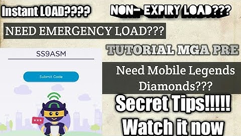 LIBRENG LOAD , Trick para makakuha ng Load SMART/GLOBE/SUN/TM/TNT basta All network