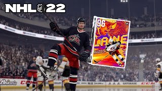 ADDING MY OWN CARD TO NHL 22 HUT?! *96 OVERALL*