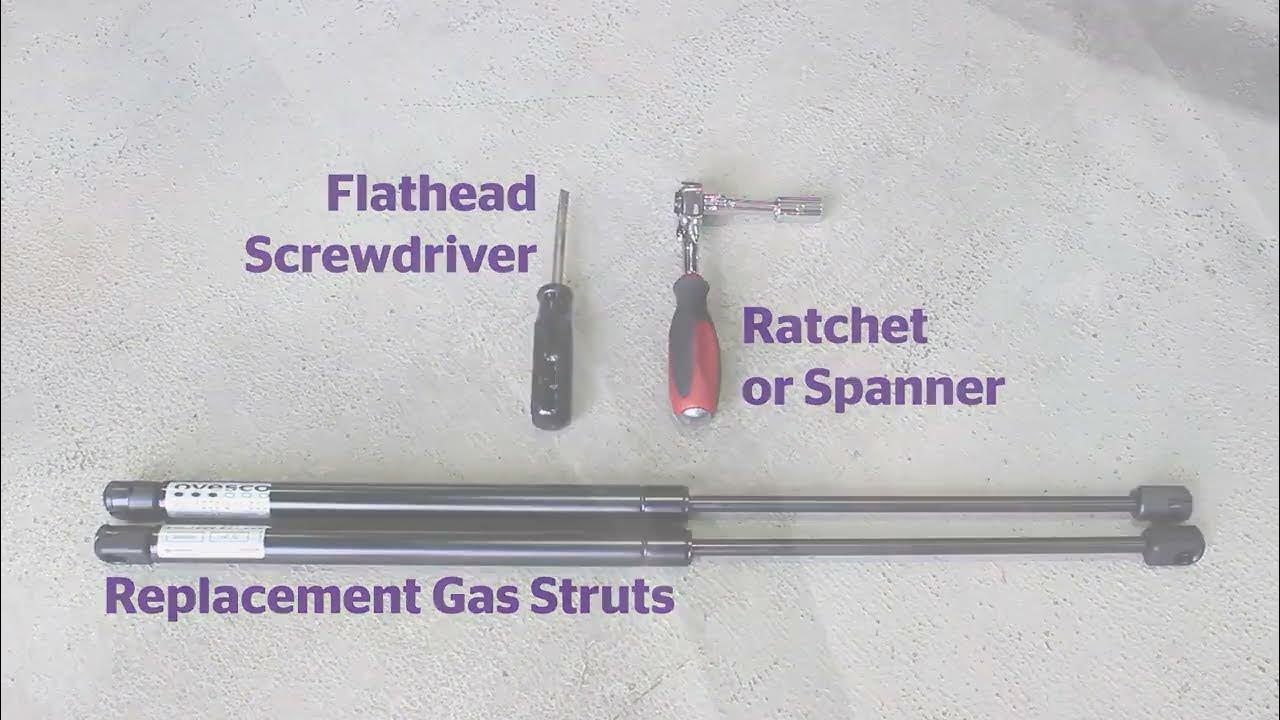 How to Replace Gas Struts on Your Vehicle YouTube