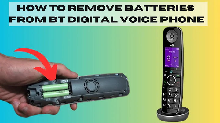 How to remove batteries from BT / EE Alexa digital voice phone (Resolve synchronizing handset error)