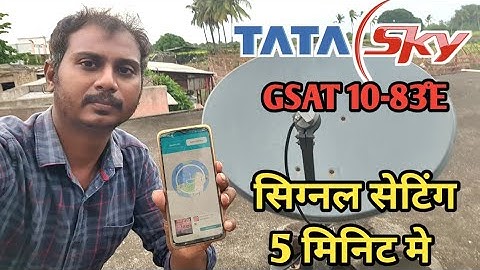 Tata sky signal setting by satellite finder mobile app | tata play antenna direction setting 2023