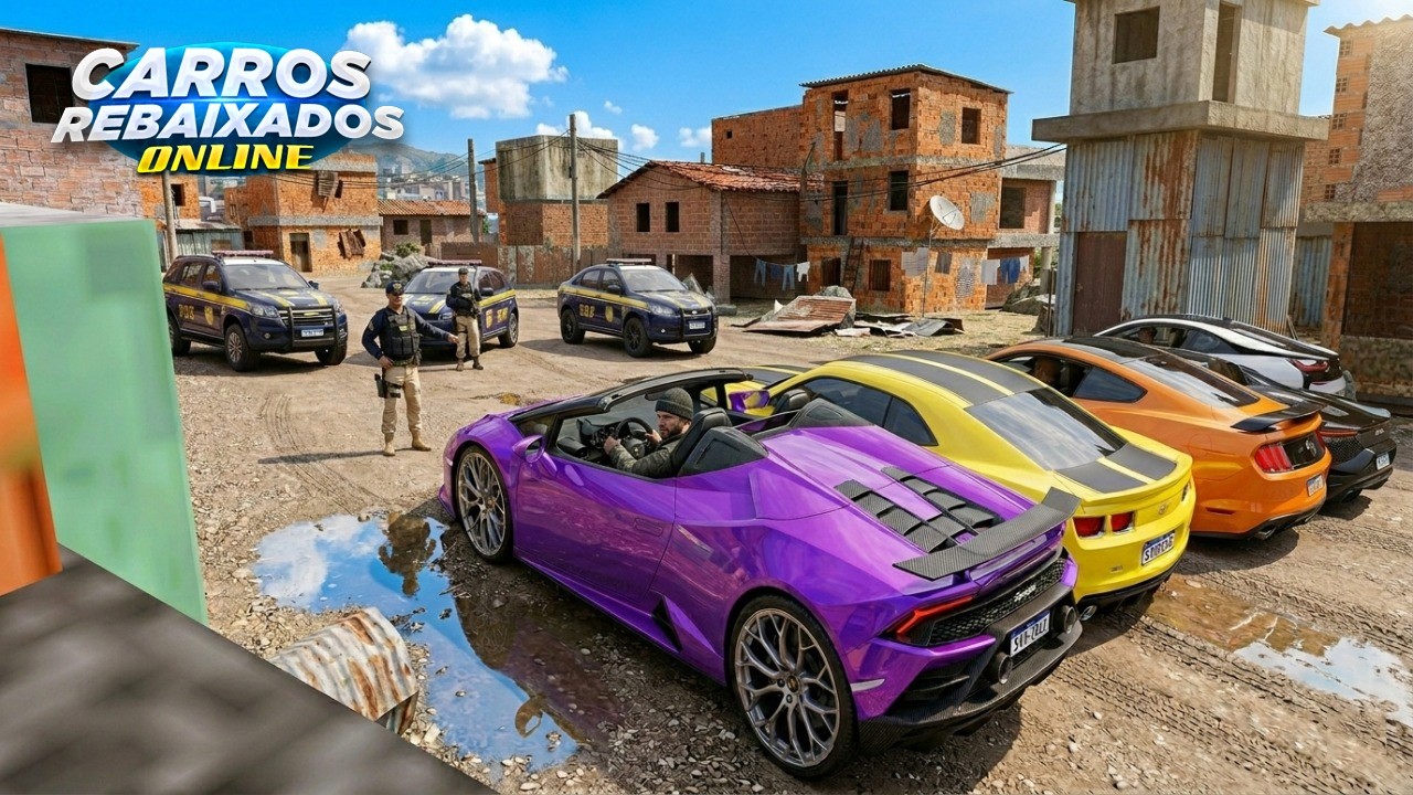 CARROS REBAIXADOS ONLINE | LADRÃO COM CARROS ESPORTIVOS vs POLÍCIA PRF