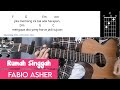 (Chord Mudah) Rumah Singgah - Fabio Asher | Versi Mudah tanpa jeda