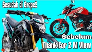 Project to Convert a Honda CB 150 r into a Honda CRF 150 || #ybcmodified #hondacbr150r #hondacrf