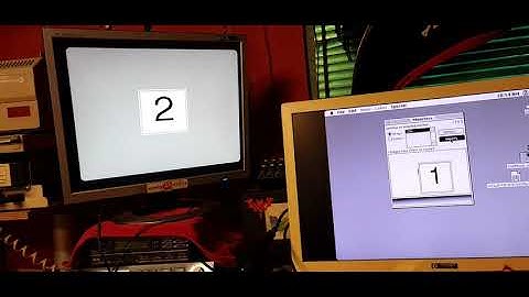 Amiga ShapeShifter using two monitors