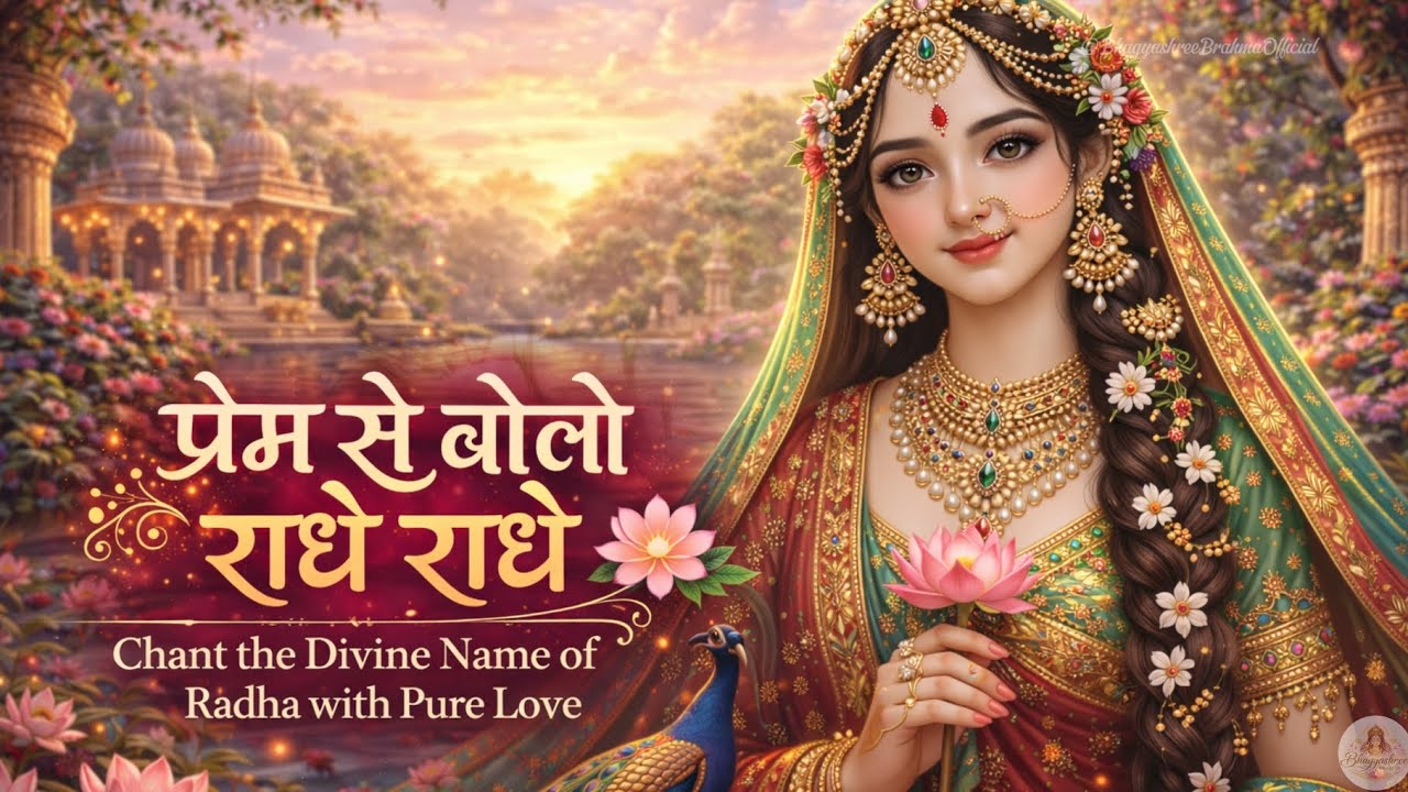 प्रेम से बोलो राधे राधे 🌸 | Chant the Divine Name of Radha with Pure Love