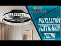 Video: Ventilador LED de techo LAVEZZI Blanco - 30W 6CCT - IP20  - 50cm