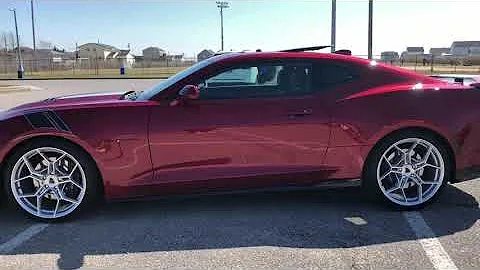 2021 Camaro SS Wild Cherry 2 package with 20x10 & ...