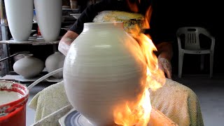 Pottery FlameThrowing by BillPowell