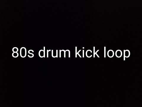 80s drum kick loop//Copyright Free music loop//FLT SOUND EFFECTS