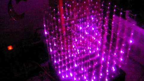led cube first animation test
