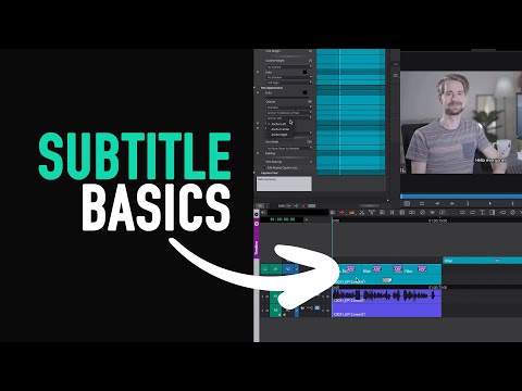 Avid Crash Course: How to create Subtitles (SubCap) - Avid Media Composer Tutorial