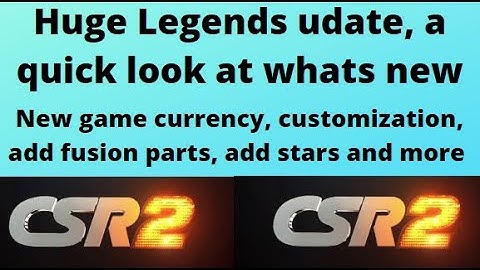 A quick look at the new huge legends update, 2.10.0 and how some of it works.