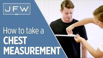Chest Measurement for Tuxedo and Suit Rentals