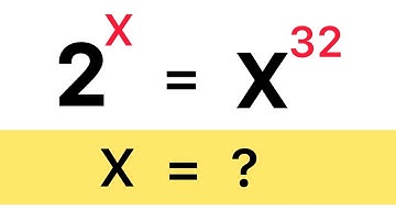 Nice Exponent Algebra Math Simplification Problem | Find the value of X