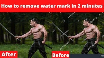 [ Photoshop Tutorial ] How to Remove WATERMARK in Photoshop CC 2022