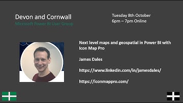 Maps in Power BI with Icon Map Pro and James Dales