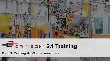 Crimson 3.1 Training - Setting Up Communications