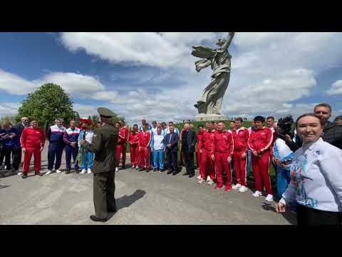 Трогательная речь ветерана ВОВ на Мамаевом Кургане май 2023. p.s. ему 97 лет