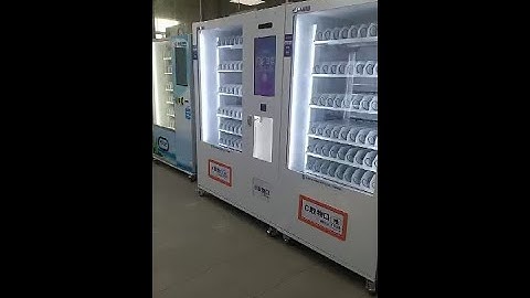 Demonstrasi kilang mesin layan diri Zhongda